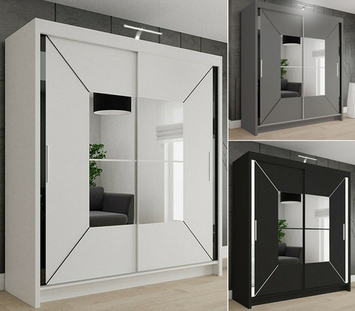Modern bedroom double sliding - modern,