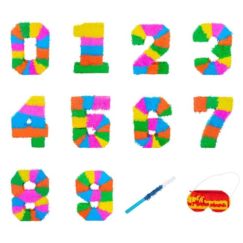 Party pinatas set - with, &