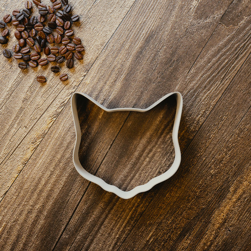 Cat head cookie cutter - cat,