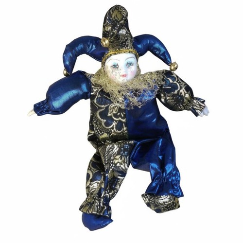 Smiling clown doll handmade - smiling,