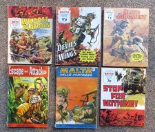 Vintage Joblot 6x BATTLE