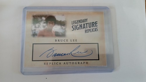 Bruce lee replica autograph - bruce,
