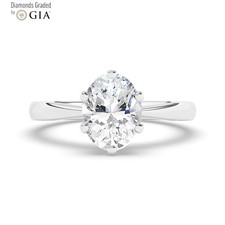 Oval Diamond Engagement Ring