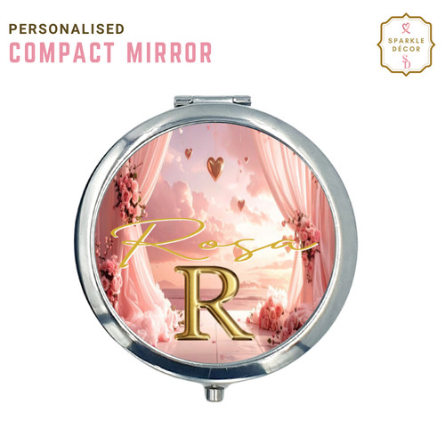 Personalised compact mirror - compact,
