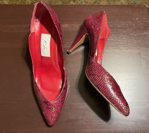 Vintage aida snakeskin pumps - vintage,