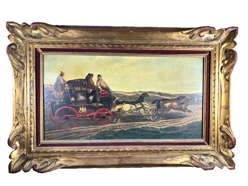Oil painting royal mail - oil, a