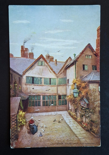 Leicester courtyard old town - leicester, courtyard,