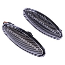 2pcs Dynamic LED Side Marker Light Turn Signal fit for Jaguar XK8 XKR XJ X350 xg