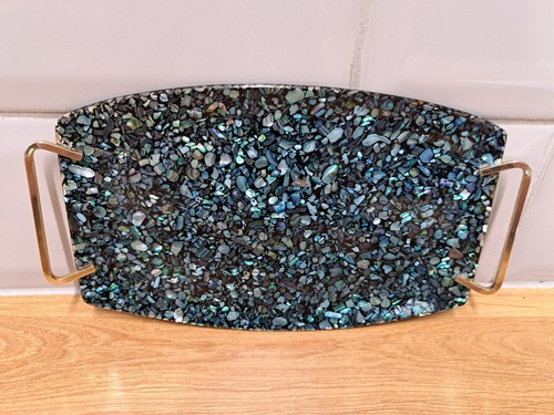 Genuine paua shell tray - paua,