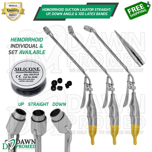 Hemorrhoid suction ligator - suction,