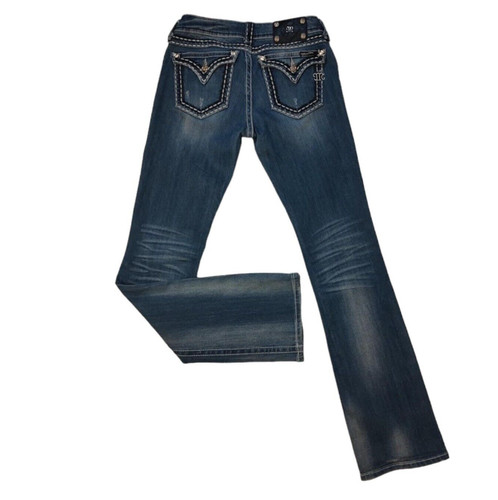 Miss flap pocket distressed - miss,