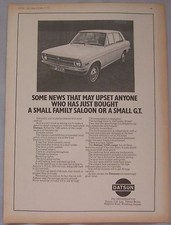 1971 Datsun 1200 Coupe Original advert