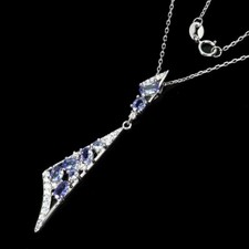Silver Pendant Tanzanite