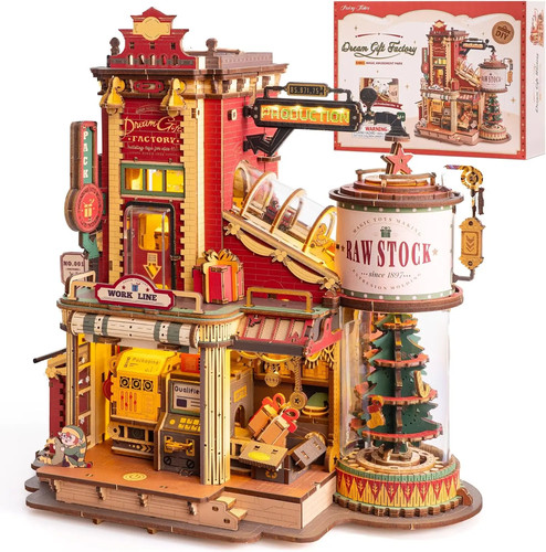 Robotime wooden music box - wooden,
