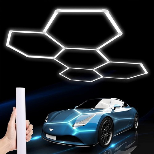 Hexagon led garage - hexagon,
