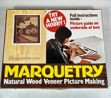 Vintage Marquetry Set - Wood