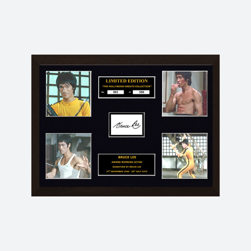 Bruce lee signed ltd edition - lee,