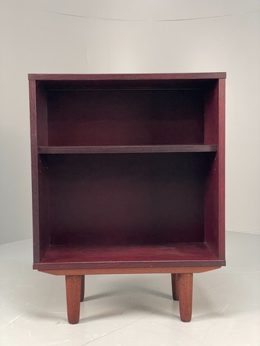 Vintage dark oak bookcase - dark,