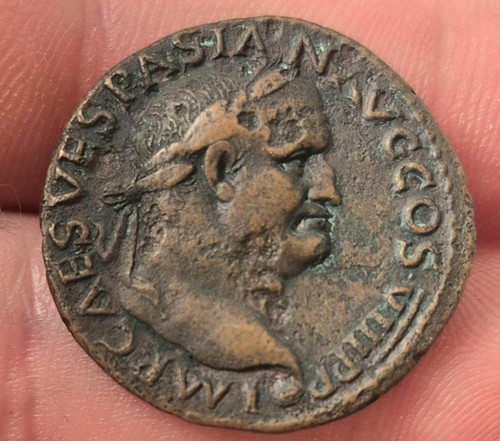 Vespasian dupondius roman - -,