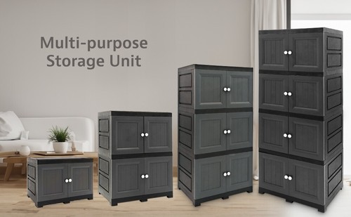 Plastic storage cupboard - storage,