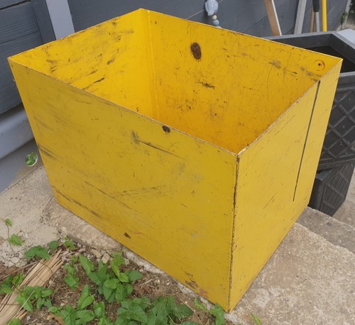 Yellow metal van storage - yellow, vault