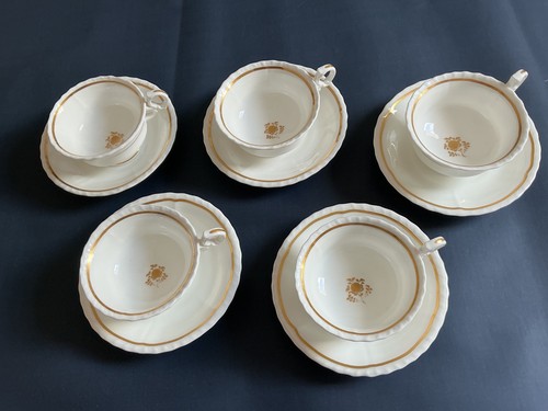Minton gold and white - gold,