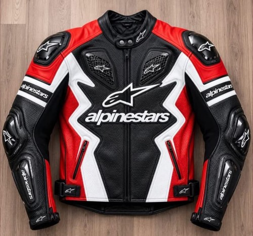 Men leather motorcycle - leather,