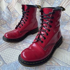 Doc Martens Size 6 Boots Red