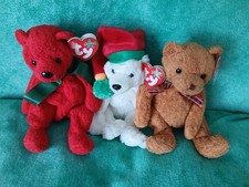 TY beanie babies Christmas
