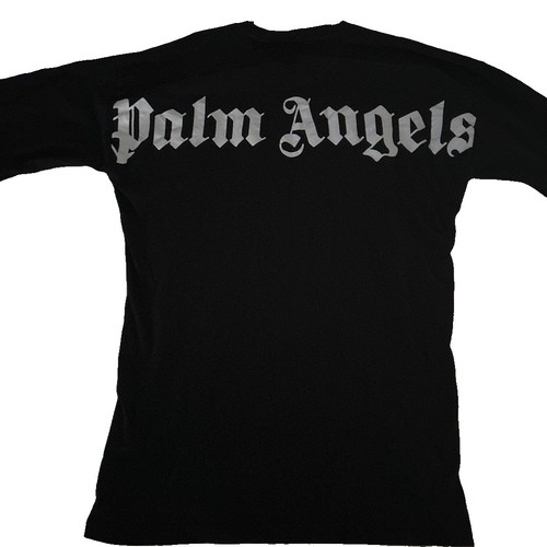 Palm angels men black logo - palm,