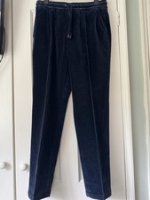 Isaia Velvet Pants, Mens, Size 48