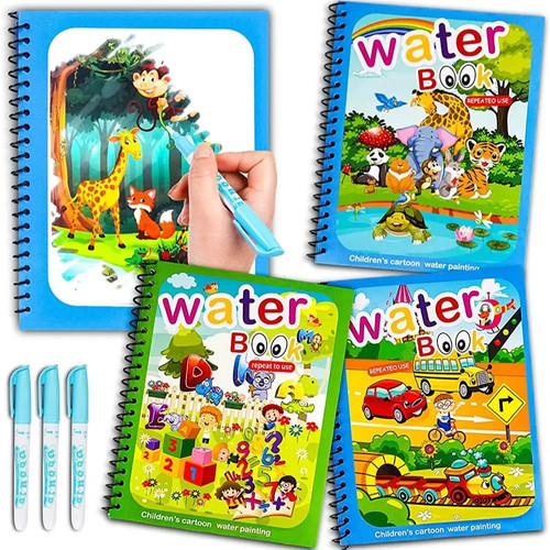Magical book water - water, drawing