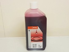 Genuine Stihl 1ltr 2 Stroke oil for Chainsaws, Disc Cutters, Strimmers Etc