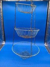 Vintage 3 Tier Wire Basket