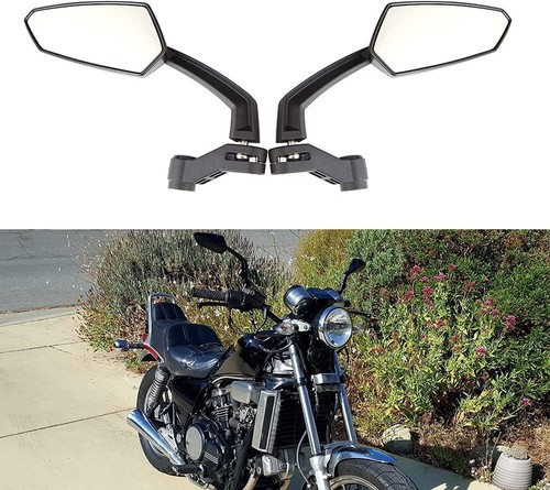 Black angled motorcycle - black,