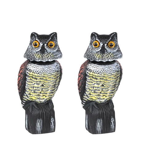 2pcs plastic owl decoy - 2pcs,