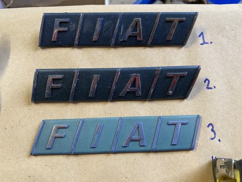 Used genuine fiat badges - fiat, 125