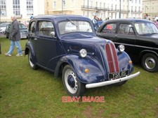PHOTO  CLASSIC 'SIT UP AND BEG' FORD POPULAR E93A REG YSK 115 AT THE TEIGNMOUTH