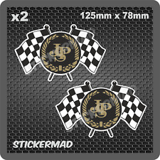 x2 JPS LOTUS CROSSED CHEQUERED