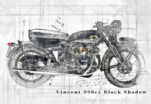 Line tech drawing - tech,