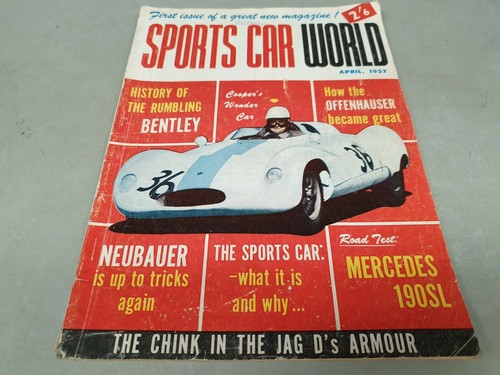 April 1957 sports car world - sports,