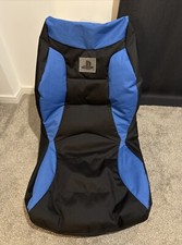OFFICIAL PLAYSTATION PS KAIKOO BLACK & BLUE BEAN BAG GAMING CHAIR