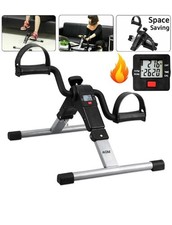 BARGAIN FOLDING PEDAL EXERCISE ARMS LEGS LCD EXERCISE BIKE FOOT HAND PEDDLER
