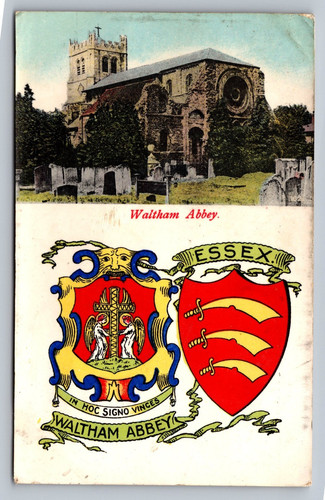 Postcard essex waltham - -,