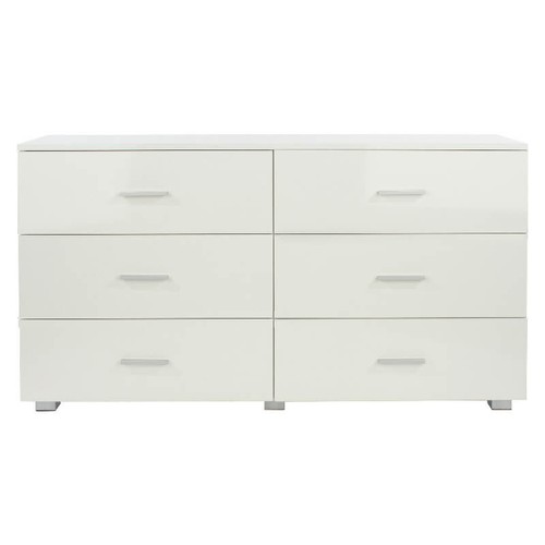 Gloss white wide chest - white, lido