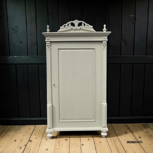 Antique pine armoire linen - pine,