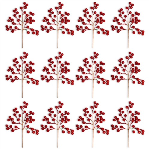 12pcs artificial picks berries - artificial,