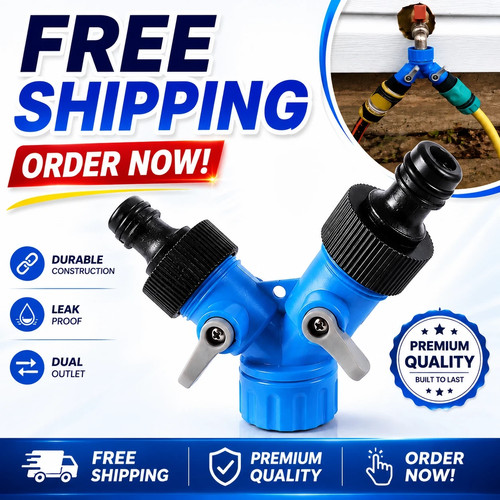 Hose pipe valve splitter - hose,