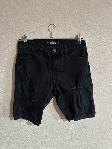Hollister black stretch - black,