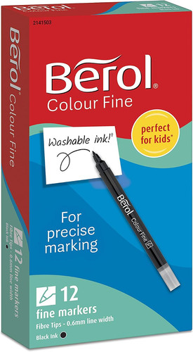 Berol colourfine marker pk12 - berol,